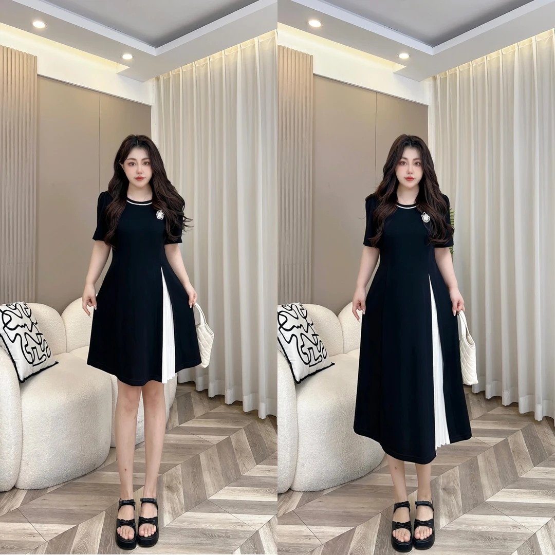 【玲胖胖 宠粉甜心】新款宽松时尚百搭女显瘦大码连衣裙LPP61579