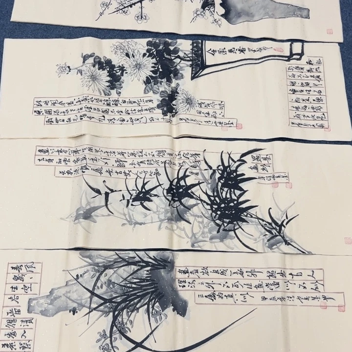 国画纯手绘字画宣纸国画