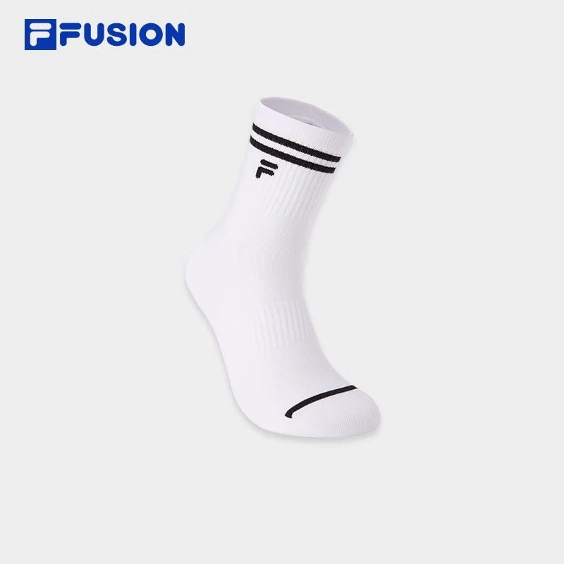 FUSION斐乐情侣款中腰袜2025春季新款休闲运动袜中筒袜T13U513306
