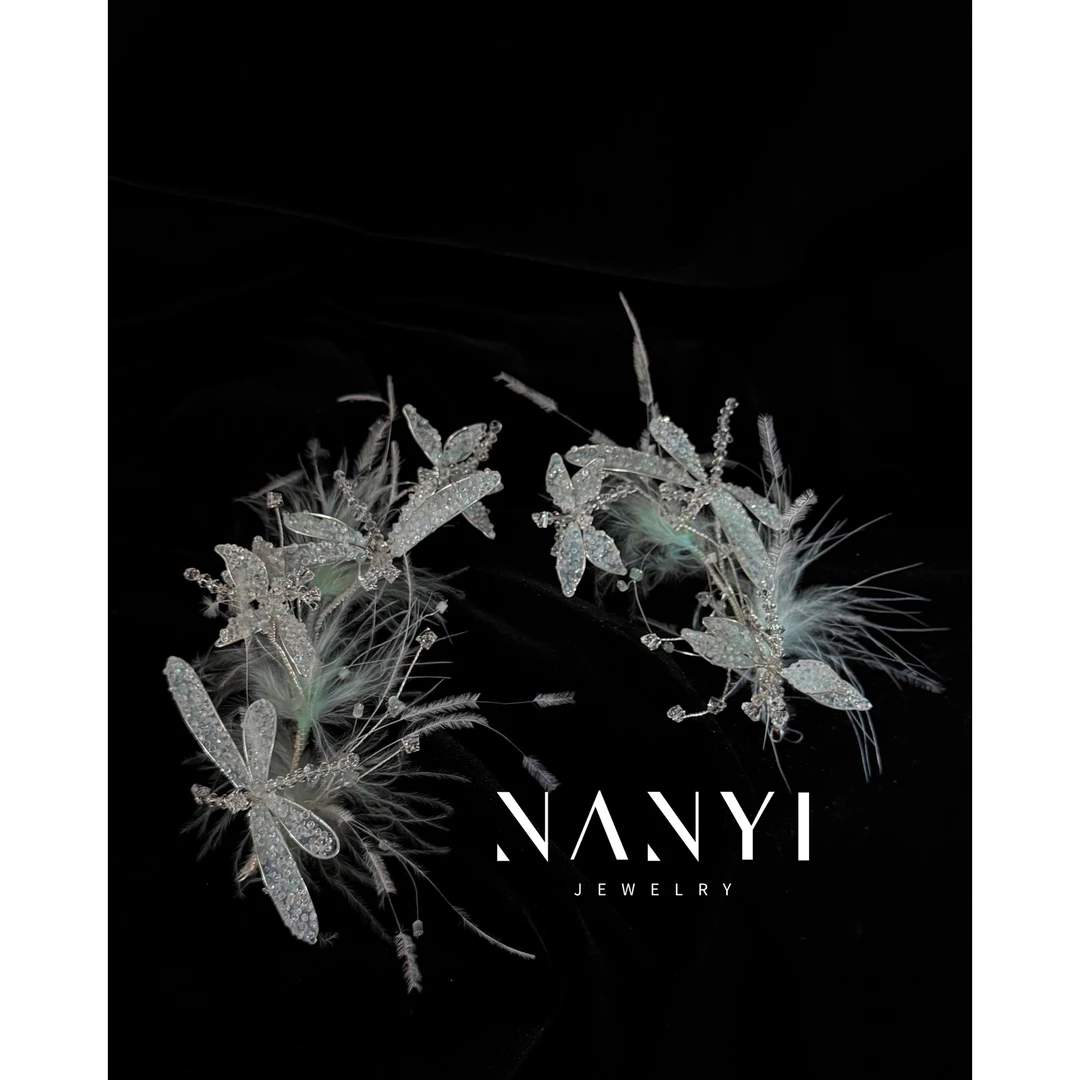 南一｜夏日“森系精灵”侧边耳挂多用两件套