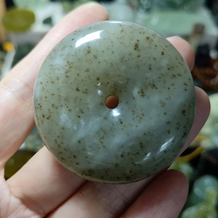 未镶嵌岫玉平安扣