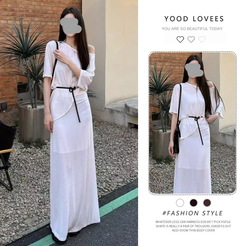 夏季法式气质名媛女神范高级感御姐风情万种超好看轻奢连衣裙套装