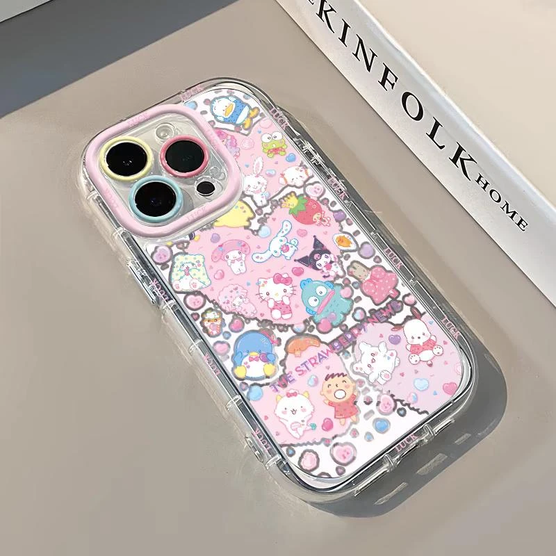 奥菲顿可爱三丽鸥家族适用苹果16羽纱15手机壳华为vivo小米14oppo