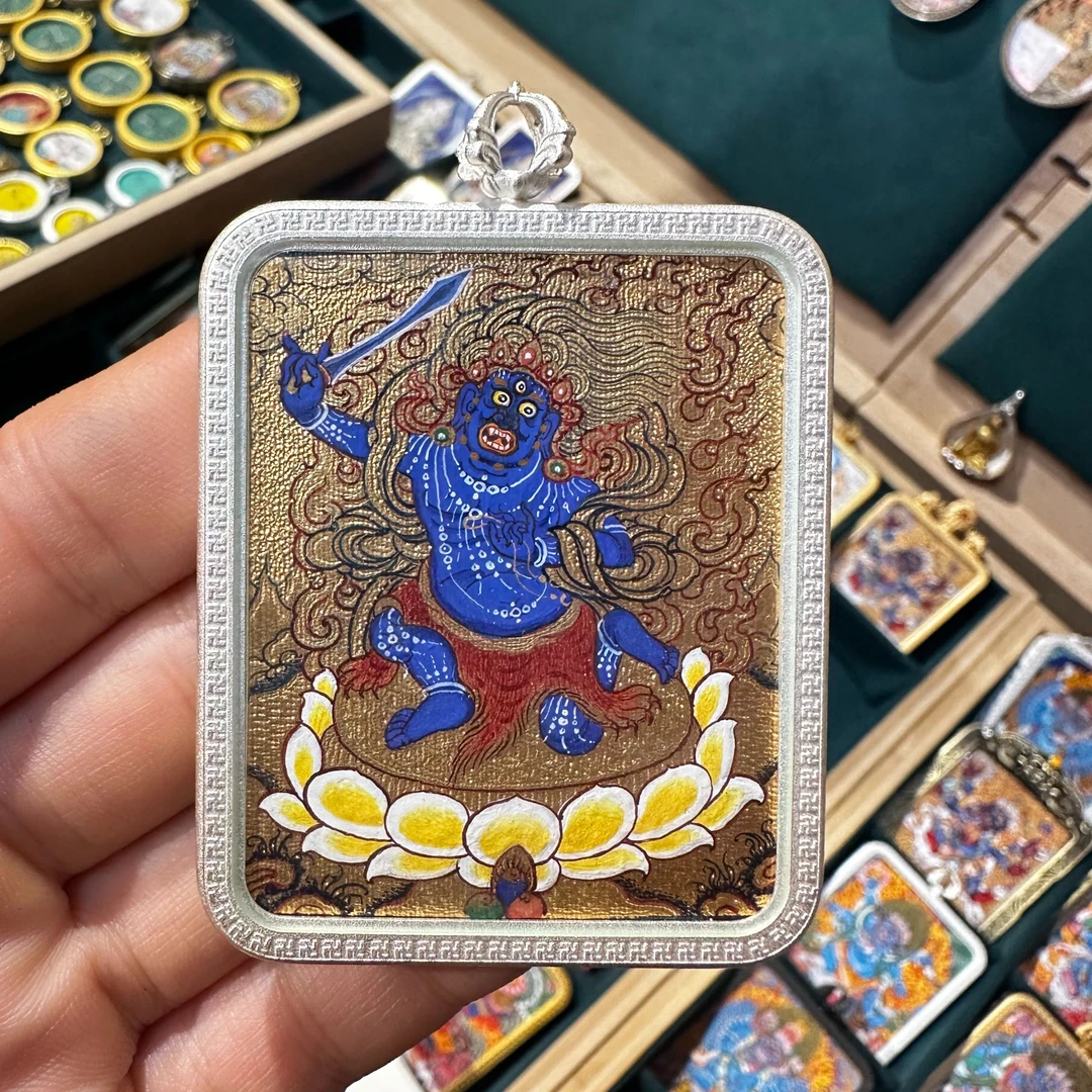 （不动明王）手绘热贡唐卡