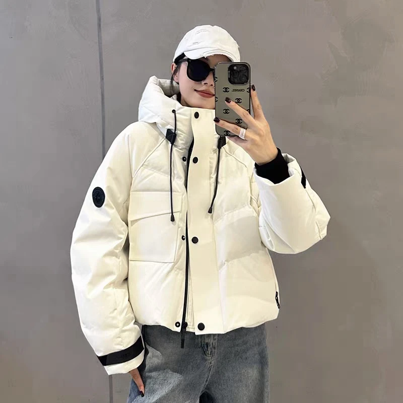 805女士2025冬季短款小个子加厚保暖外套新款