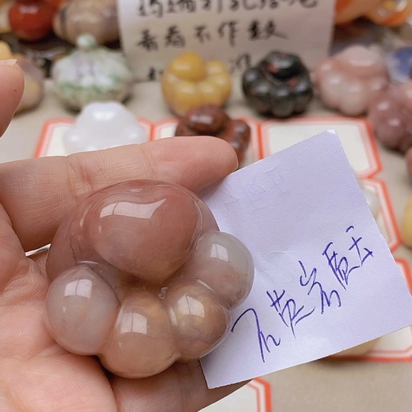 【闪购商品】未镶嵌玛瑙/玉髓珠宝半成品海*儿