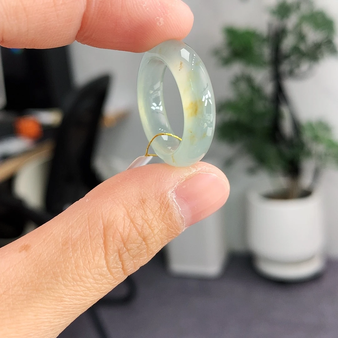 翡翠未镶嵌戒指12-13号