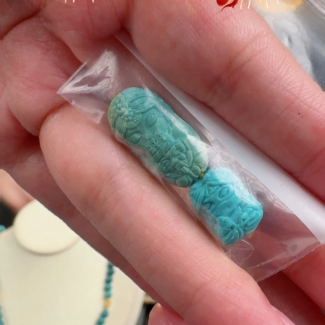 绿松石珠宝奇石未镶嵌