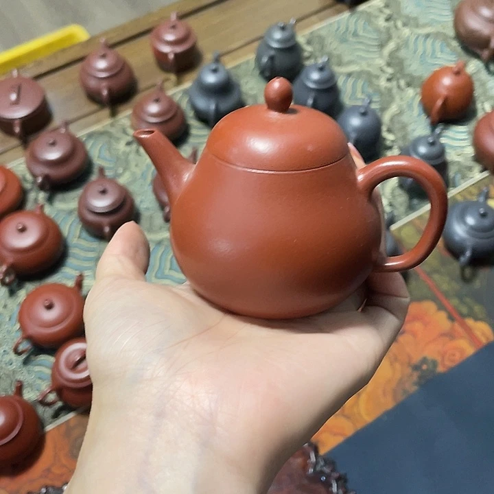 茶壶紫砂全全手工打造
