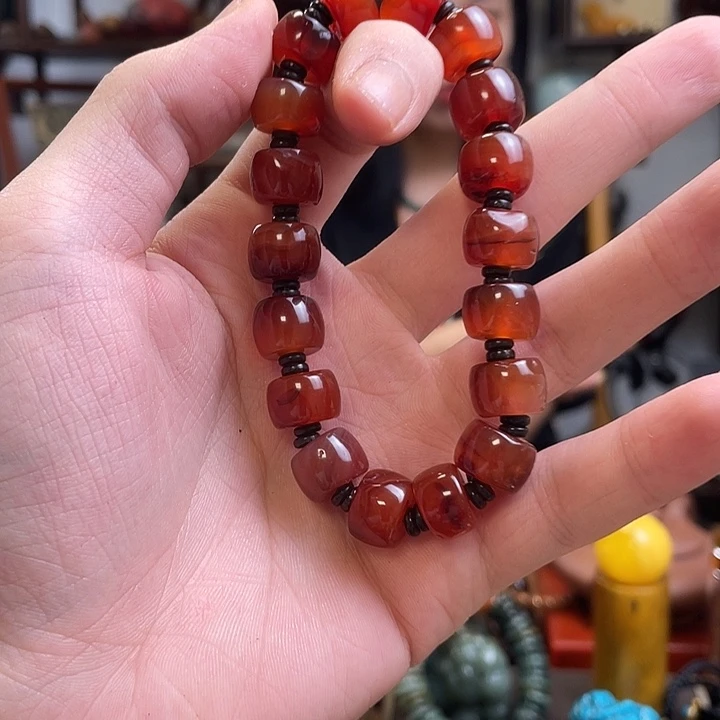 玛瑙/玉髓手串未镶嵌?****?西玛手串