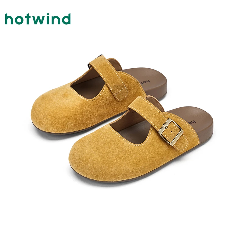 热风2025年秋季新款女士时尚拖鞋H15W25V03