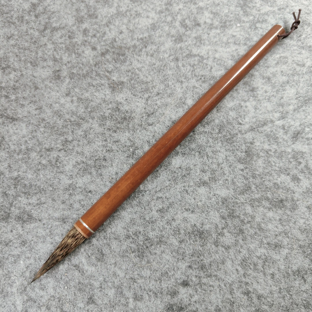 （花貂毫）珍珠尖花貂毫中大楷毛笔出锋4.0口径1.0