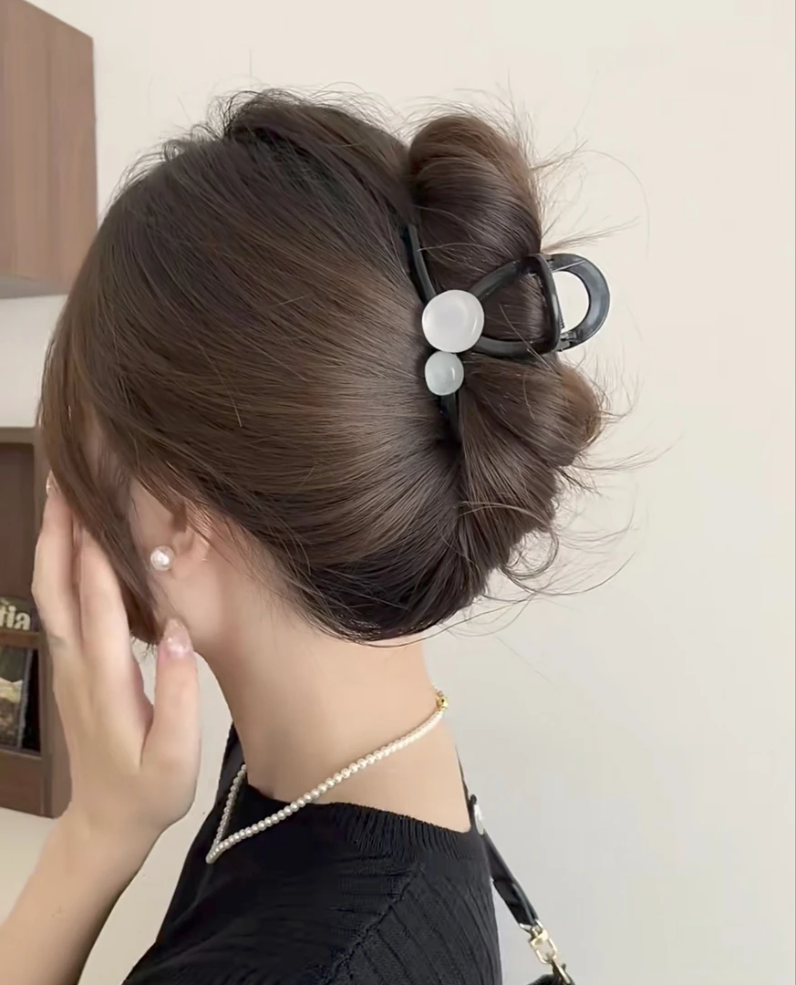 抓夹日韩女发夹非金属树脂发饰气质发卡头饰ins网红百搭时尚复古