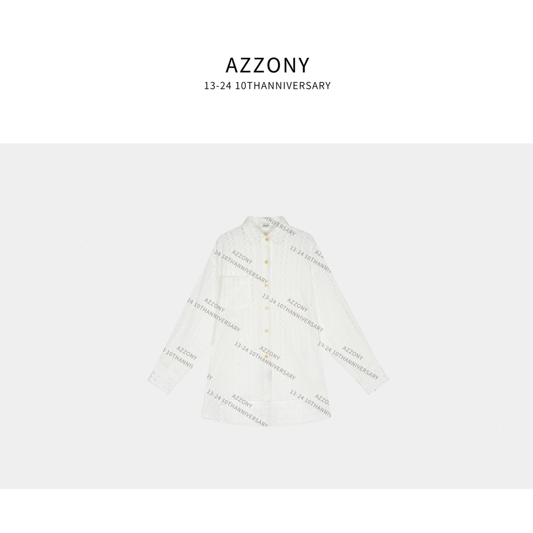 Q YYL 韩国钩花衬衫外套   G31110