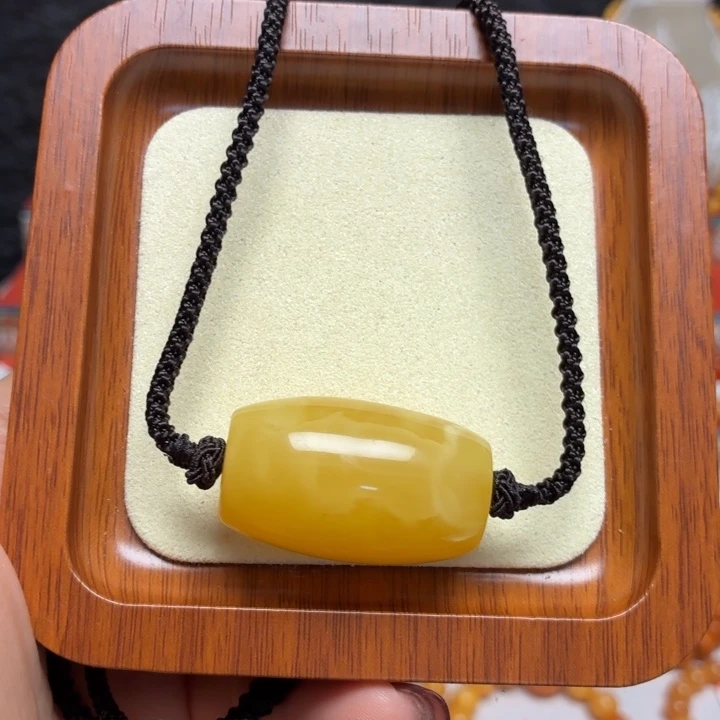 琥珀未镶嵌颈饰项链