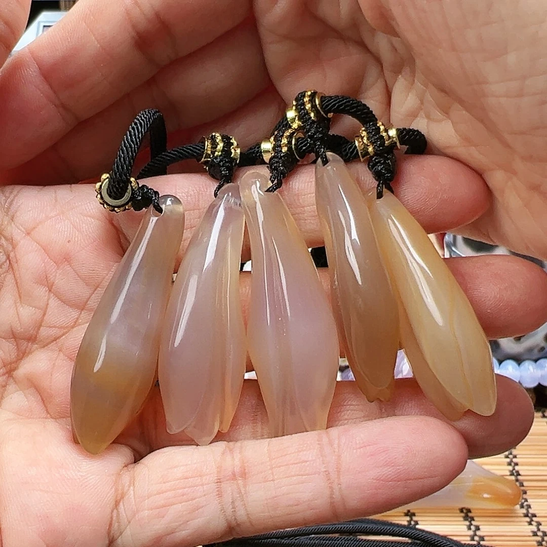 未镶嵌玛瑙/玉髓珠宝半成品随机5发一