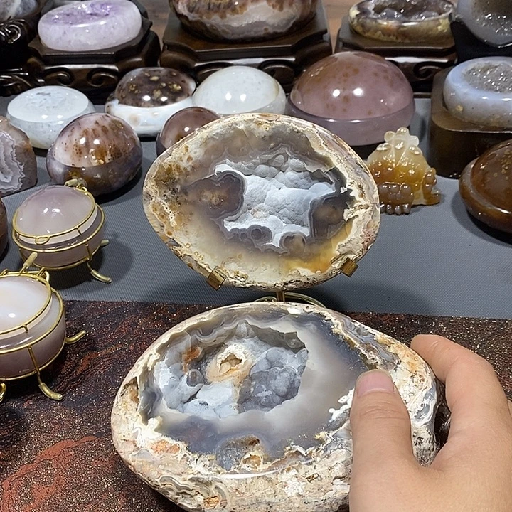 摆件未镶嵌水晶聚宝盆