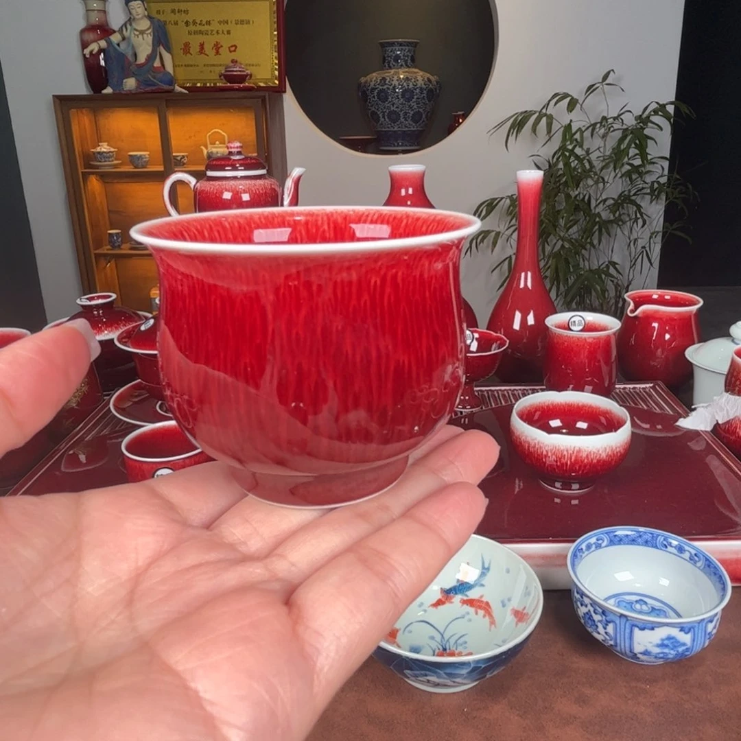 杯闻轩坊原矿郎红 圆满杯