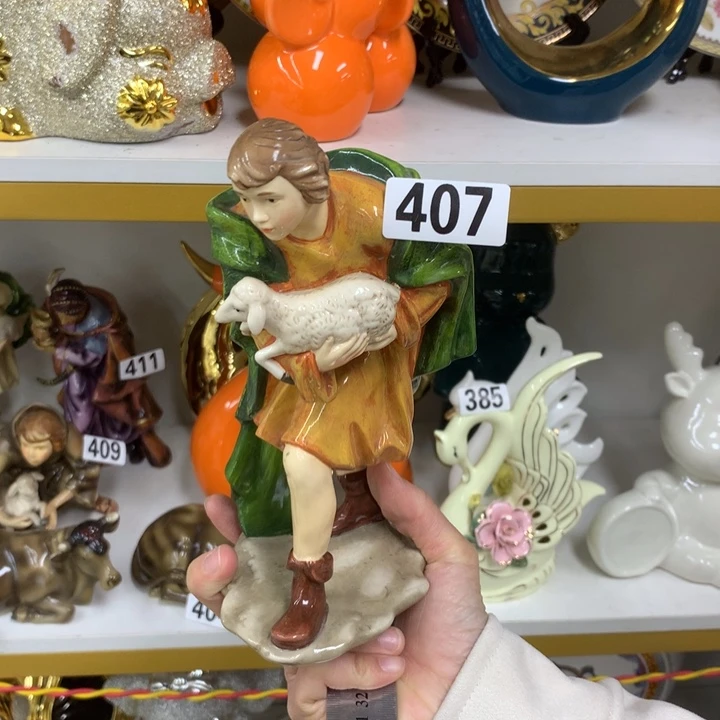 摆件微瑕陶瓷介意勿拍