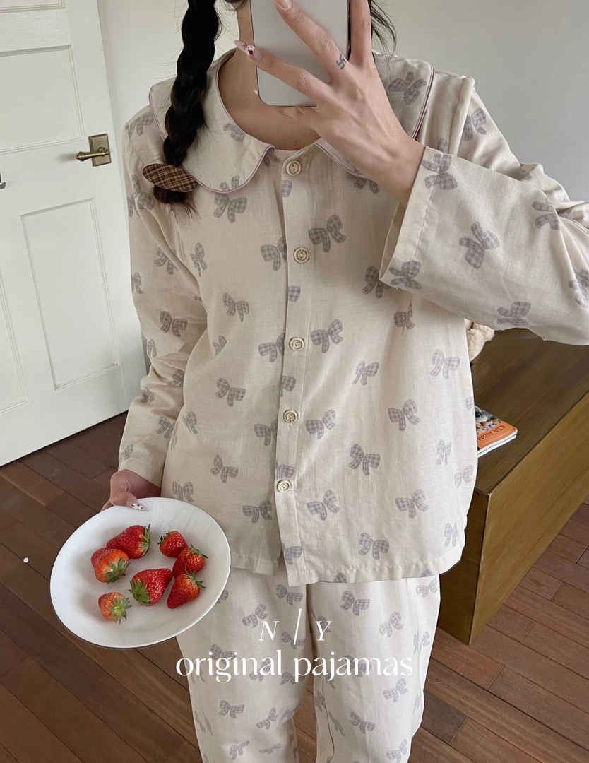 【L·W梨窝】小清新2025｜ 甜美亲肤 有氧纱舒适家居服上新