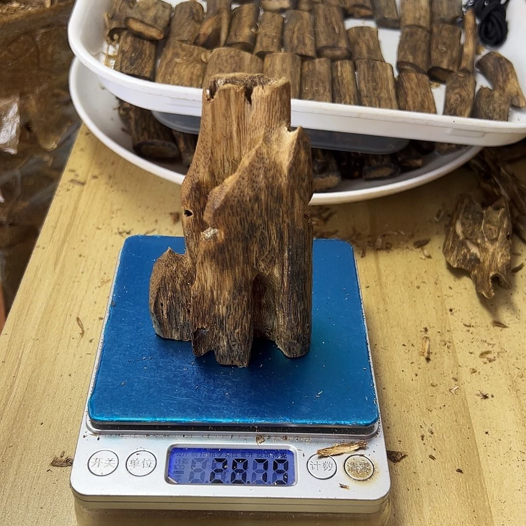 香料绿奇楠虫漏28克白棋