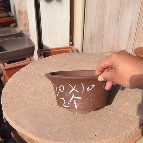 紫砂花盆透气花盆