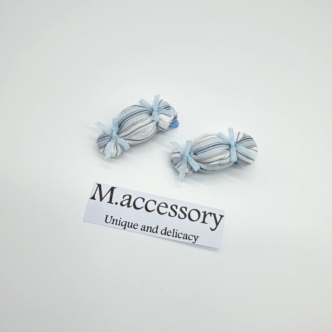 Mi33 布艺糖果鸭嘴夹 Y64054P4-1