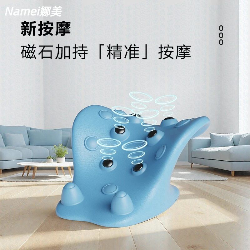 【升级加强磁石款】磁疗颈部指压颈椎枕便携式颈椎按摩枕缓颈部压力