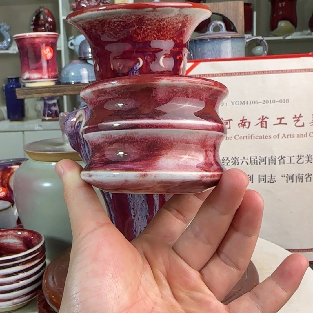摆件郑家钧窑摆件