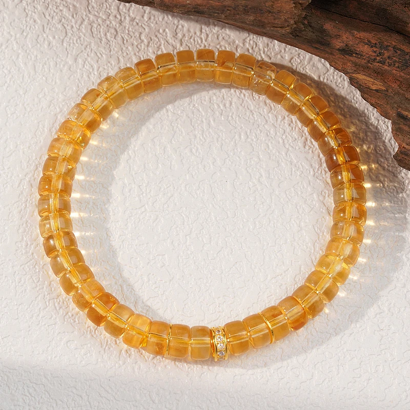 【聚米成山】黄塔晶18手串（天然珠宝多样性发其一）