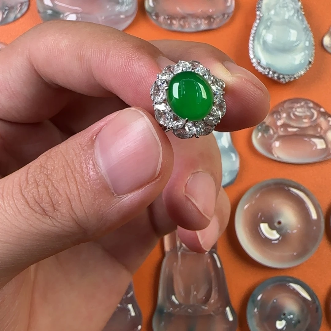 定制翡翠未镶嵌天然