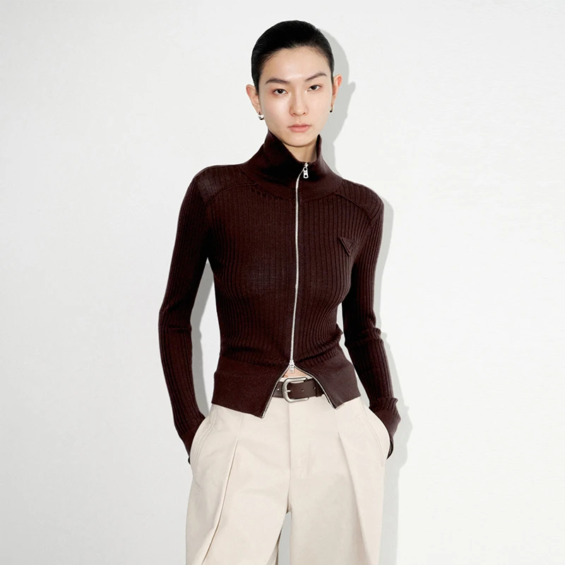 【毛衫】【商场同款新品】艾诺丝雅诗 针织开衫  AR803115