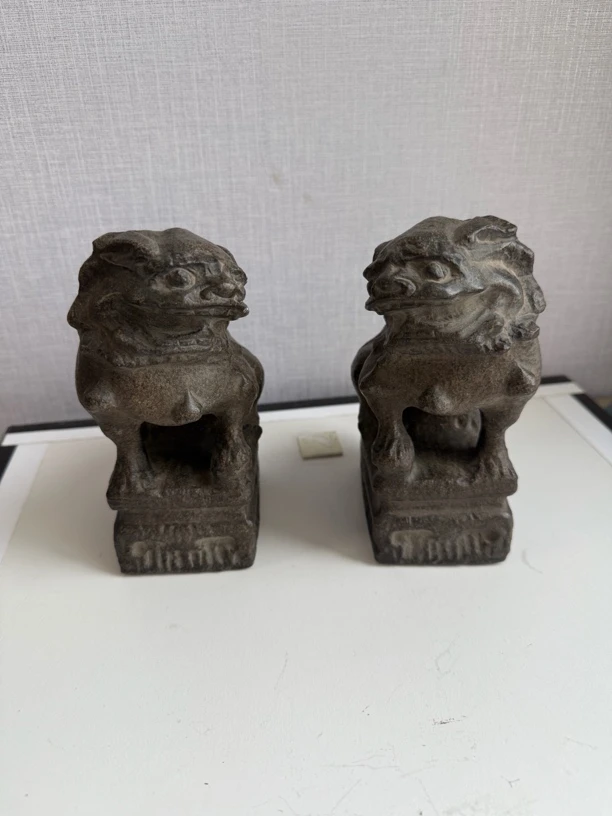 手工饰品摆件雕塑雕刻狮子工艺品一物一拍