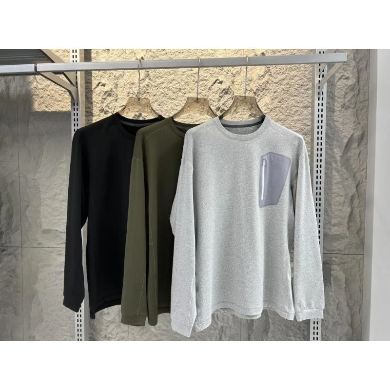 部长-NSM159四面弹轻薄保暖绒底春秋打底运动长袖可外穿透气