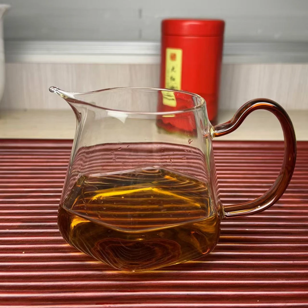 高硼硅玻璃耐高温加厚玻璃加厚480ml六角鹰嘴杯加固