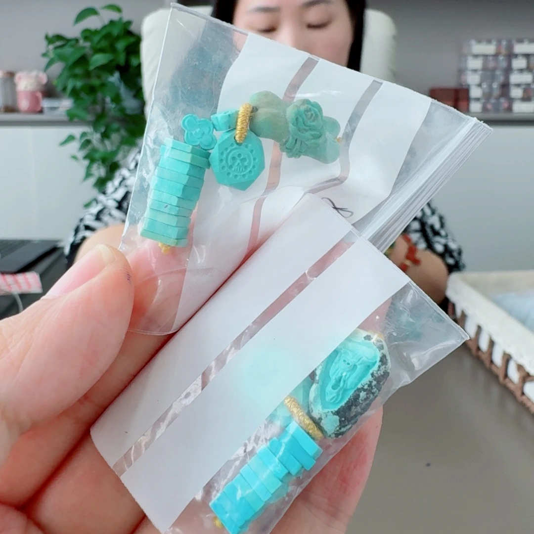 未镶嵌绿松石珠宝奇石
