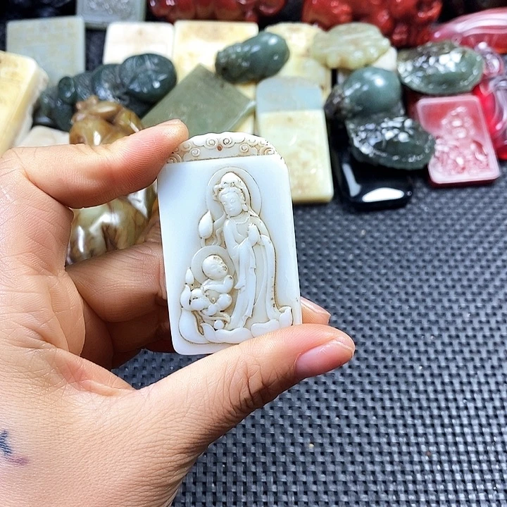 吊坠白玉菩提精选