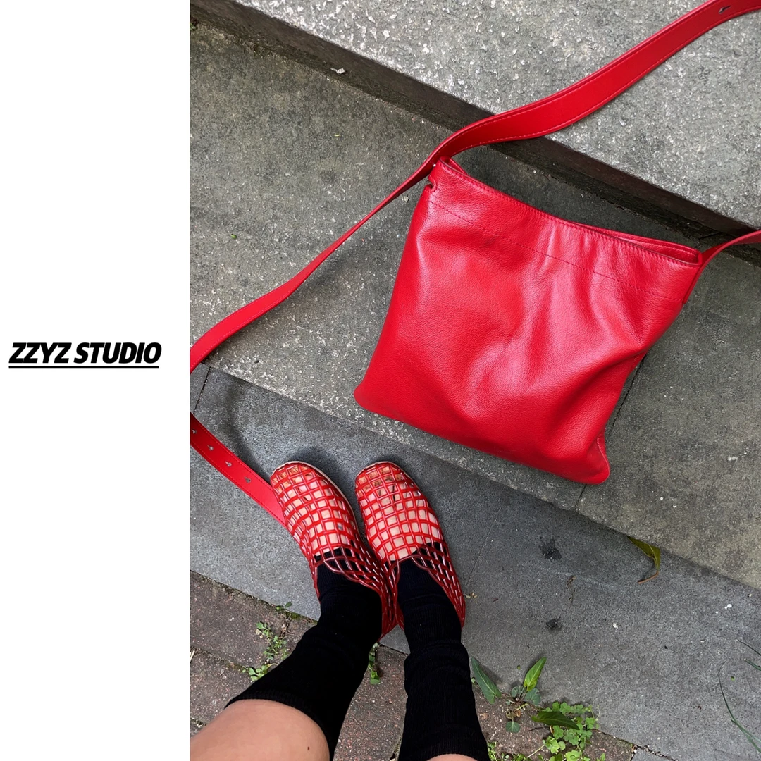 【ZZYZ】时尚百搭手提包女复古牛皮轻奢高级感单肩斜挎包