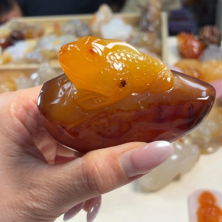 玛瑙/玉髓未镶嵌吊坠(不含链)
