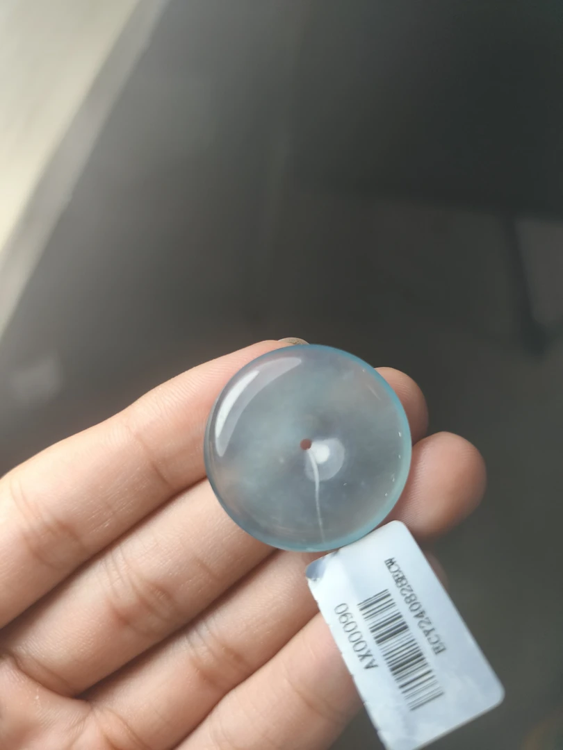 天然翡翠平安吊坠