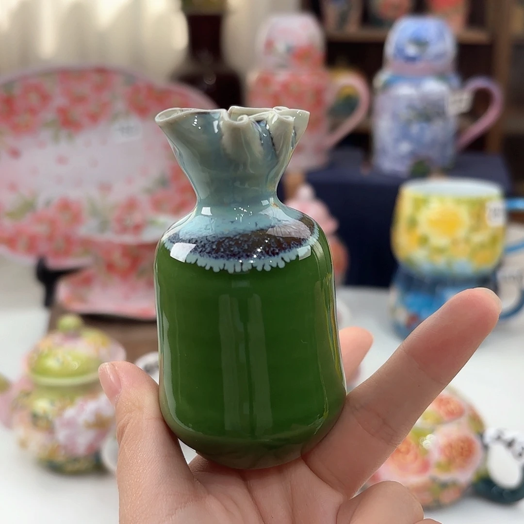 景德镇手绘高温釉下彩陶瓷茶具