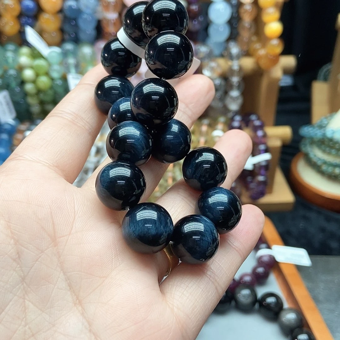 水晶手串未镶嵌瑾*蓝虎眼