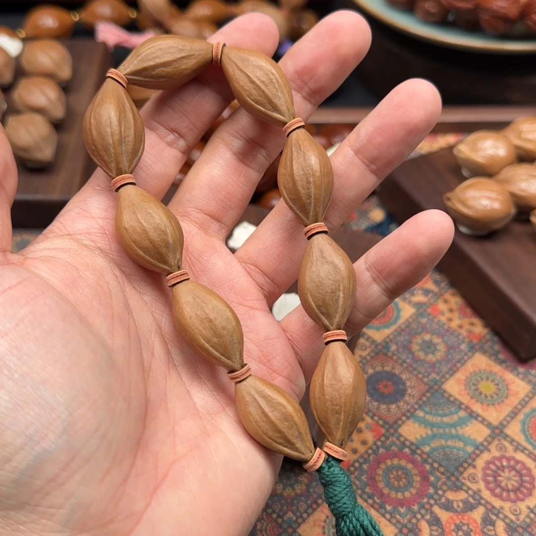 橄榄核手串老树油核正四花