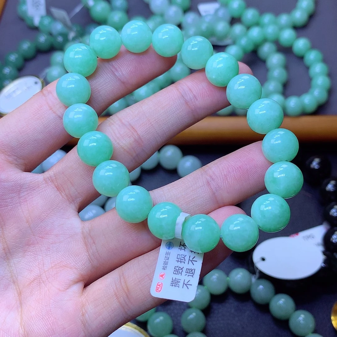 翡翠未镶嵌毛衣链玉*