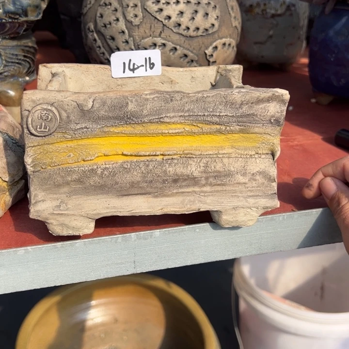 陶瓷14-16花盆小鹿