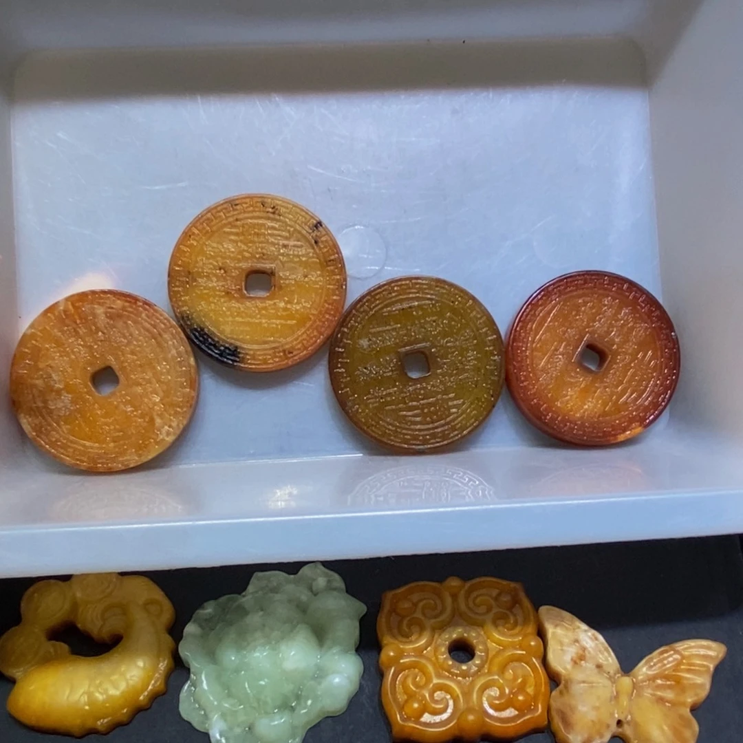 蛇纹石玉未镶嵌颈饰11