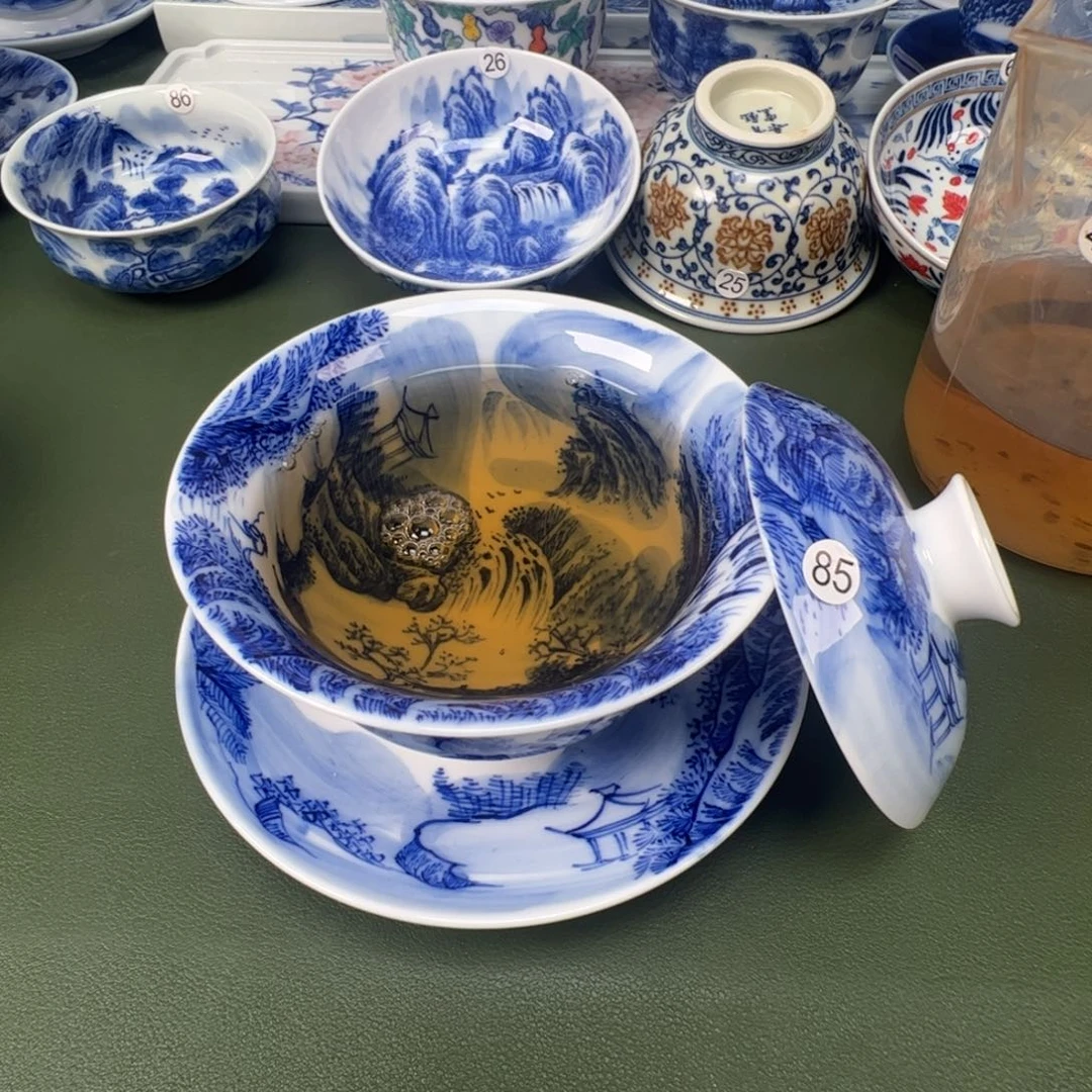 景德镇纯手工纯手绘茶具木木85