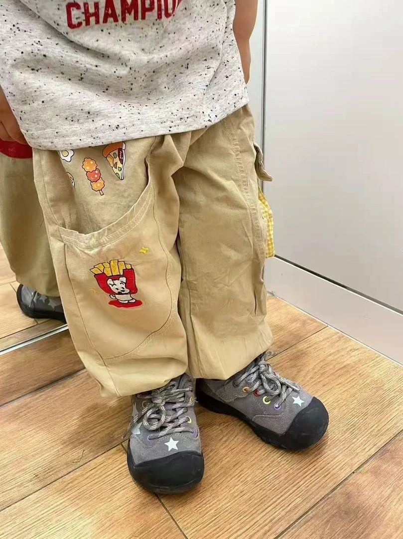 LD 高品 两色薯条收脚裤