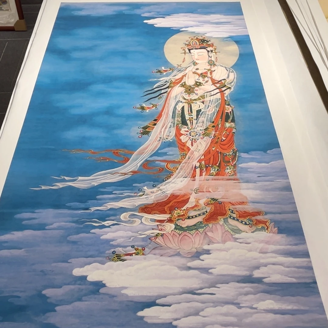 大***术书法福利作品观音菩萨