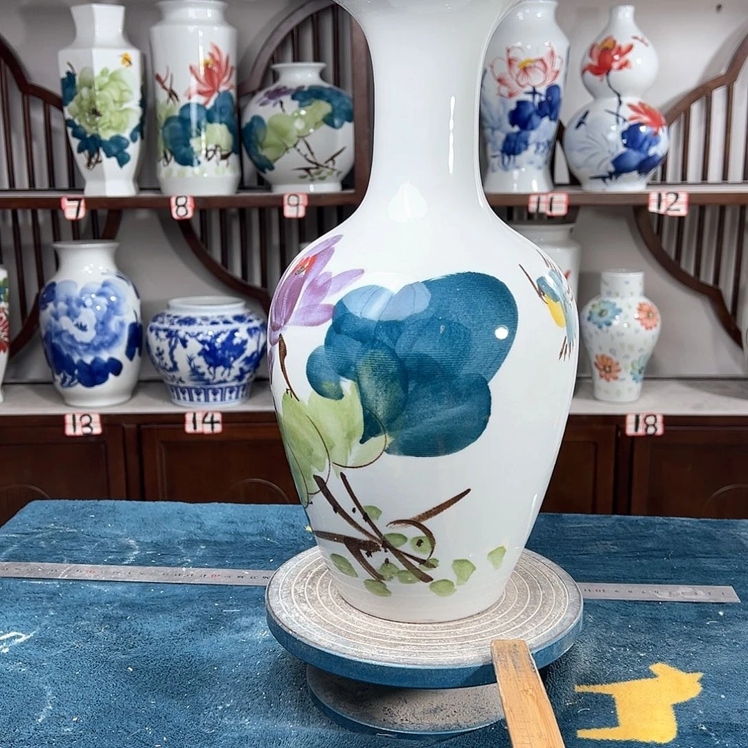 摆件景德镇陶瓷棒鸟